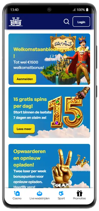 Actuele promoties en bonusaanbiedingen Skyhills Casino bonussen op mobiel